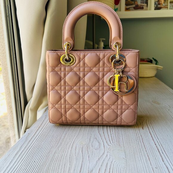 Lambskin Cannage Small My ABCDior Lady Dior Fard - Picture 2 of 16